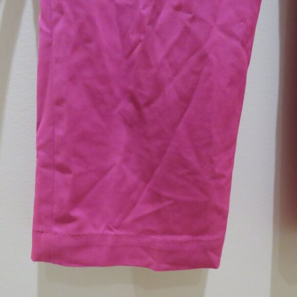 & OTHER STORIES Wide Leg Tailored Trousers in Pink Office Preppy - Size US 10 - Picture 8 of 13